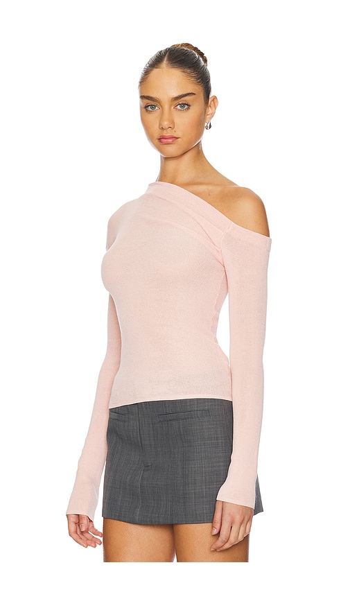 view 3 of 5 Katalina Off The Shoulder Sweater in Pink