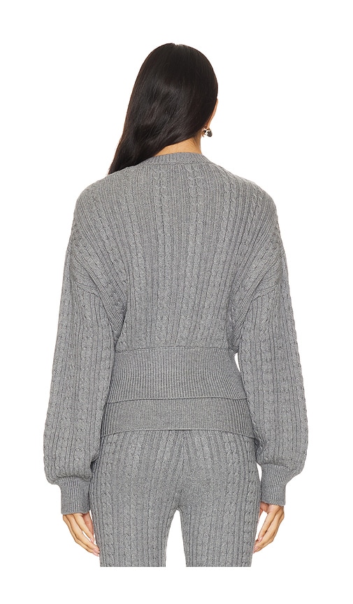 view 3 of 4 x Emily Gemma Bessie Cardigan in Grey