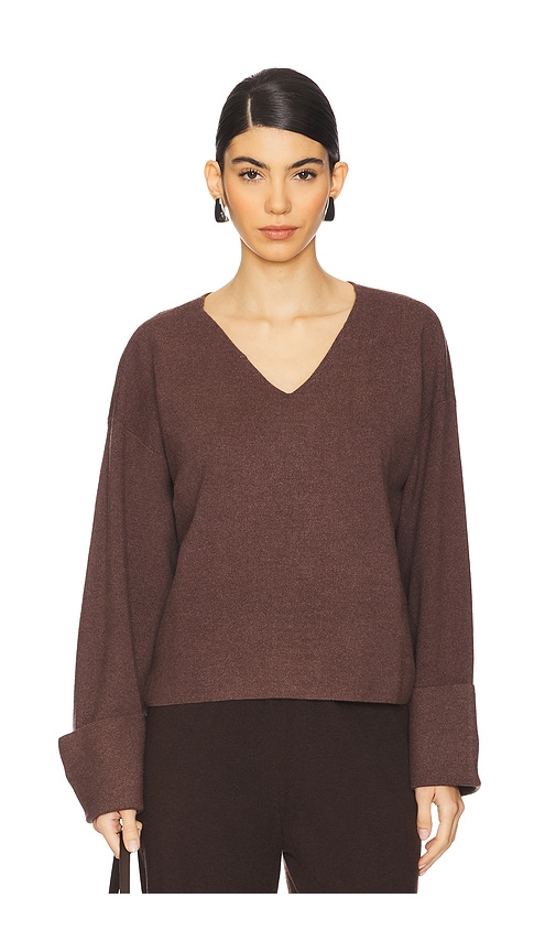 view 1 of 4 Aurelia V Neck in Brown