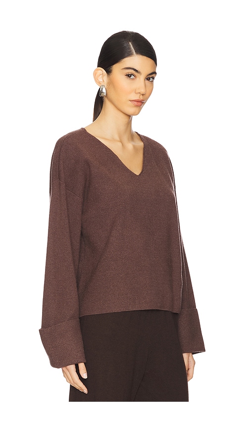 view 2 of 4 Aurelia V Neck in Brown