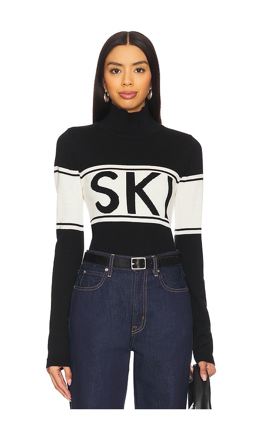 view 1 of 4 Janna Ski Sweater in Black & White