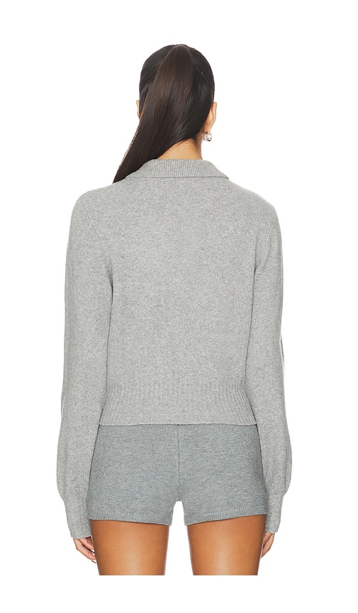 view 4 of 5 Mattelyn Polo Sweater in Heather Grey