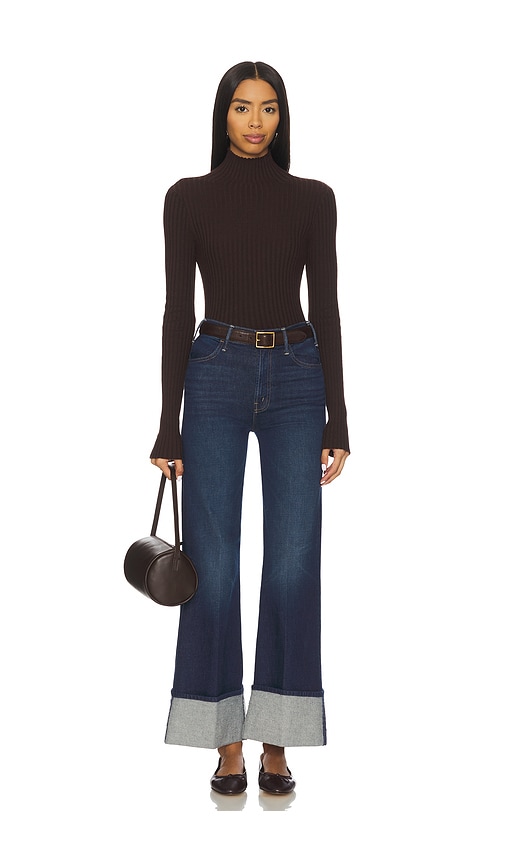 view 4 of 4 Magnolia Turtleneck in Chocolate