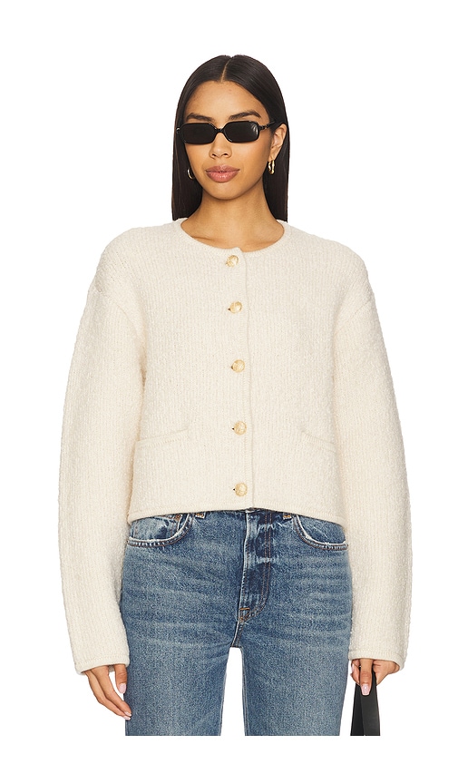 Lovers & Friends Olina Knit Jacket In White