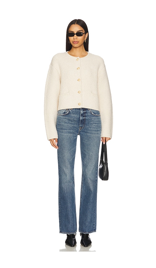 view 4 of 4 Olina Knit Jacket in Cream