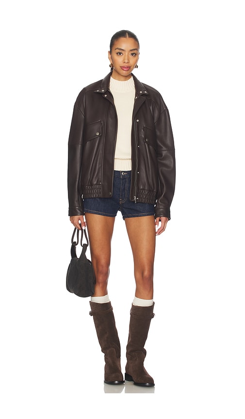 view 4 of 4 Katt Short Sleeve Sweater in Cream