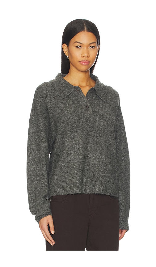 Lovers & Friends Ivy Polo Sweater In Gray