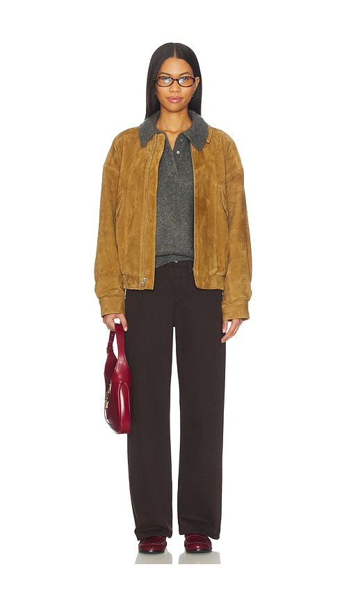 view 4 of 4 Ivy Polo Sweater in Charcoal