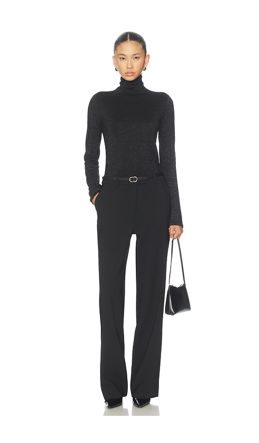 view 4 of 5 Bessi Turtleneck Sweater in Black Sparkle