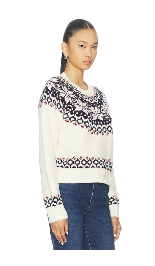 view 2 of 4 x Christina Elezaj Calix Fair Isle Sweater in Cream Multi