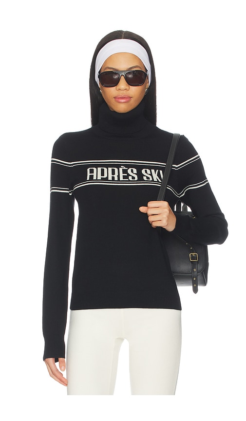 view 1 of 4 Nell Turtleneck Sweater in Black & Ivory