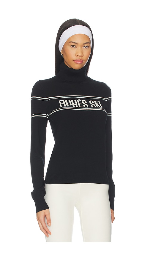 view 2 of 4 Nell Turtleneck Sweater in Black & Ivory