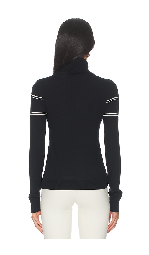 view 3 of 4 Nell Turtleneck Sweater in Black & Ivory