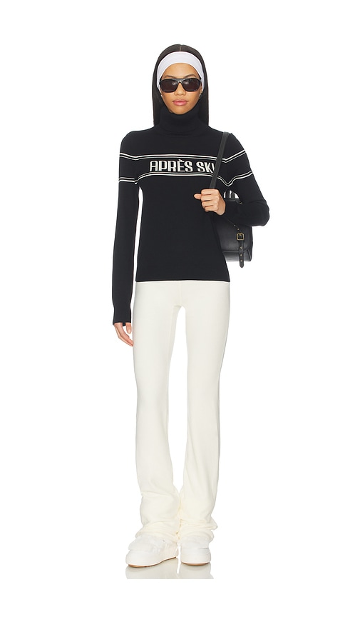 view 4 of 4 Nell Turtleneck Sweater in Black & Ivory