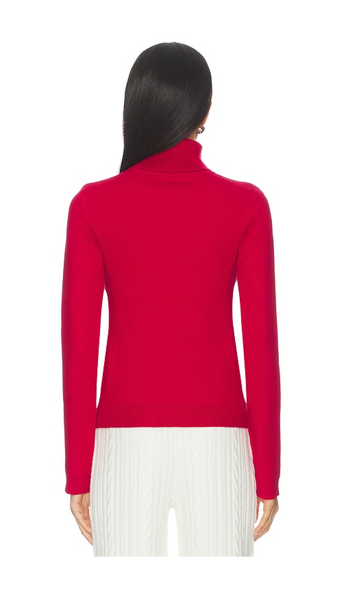 view 3 of 4 Georgina Pullover Sweater in Red & Ivory