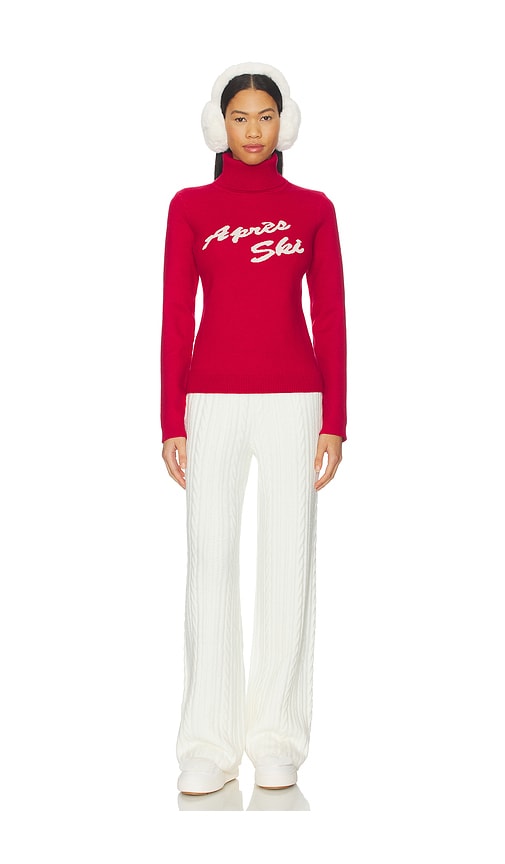 view 4 of 4 Georgina Pullover Sweater in Red & Ivory