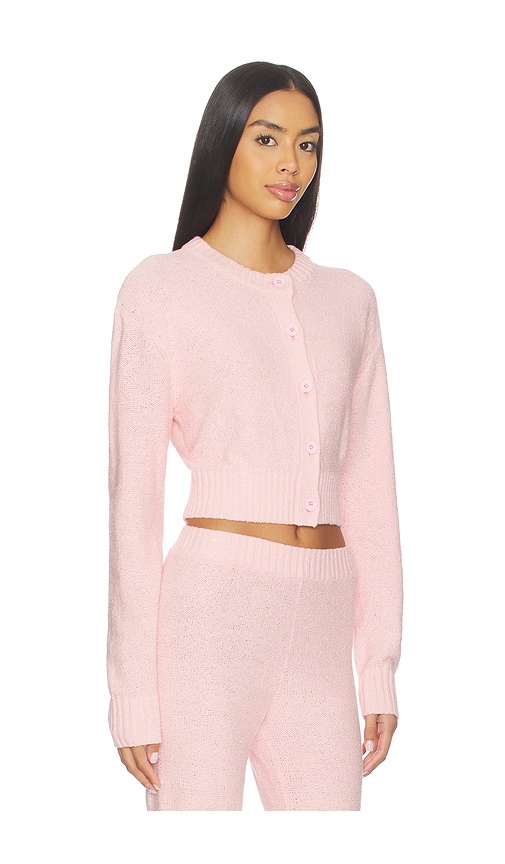 view 2 of 4 Lora Textured Cardigan in Baby Pink