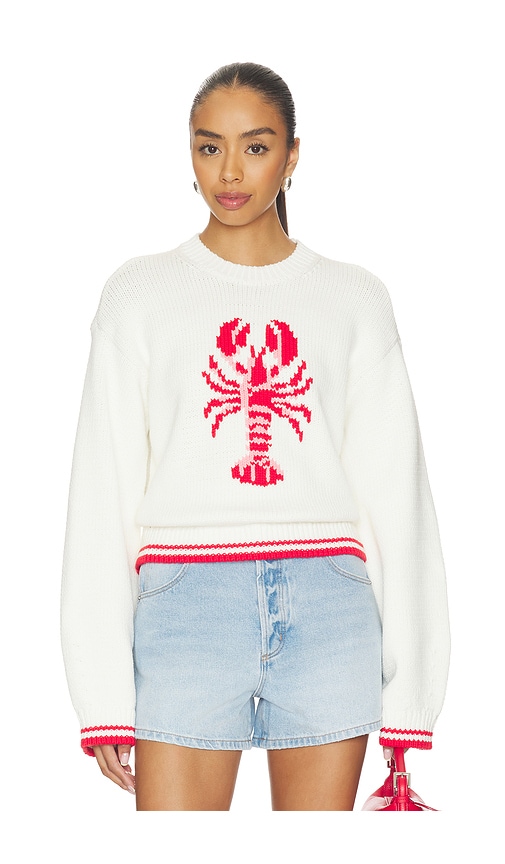 view 1 of 4 Cayden Lobster Sweater in Cream Multi