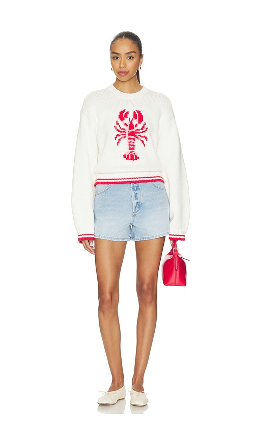 view 4 of 4 Cayden Lobster Sweater in Cream Multi
