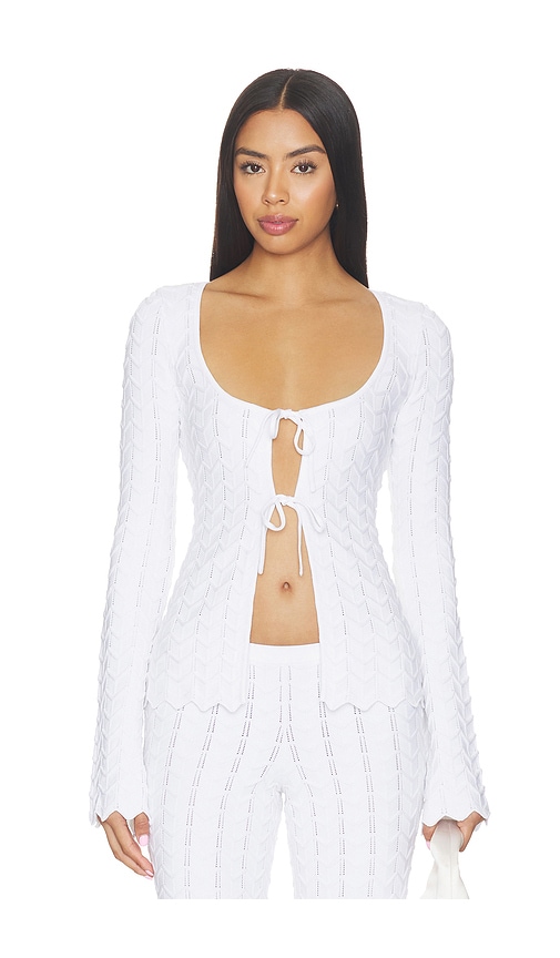 Lovers and Friends Polly Tie Front Cardigan - Women's Clothing