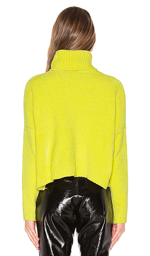 view 3 of 4 Geneva Chenille Sweater in Lime