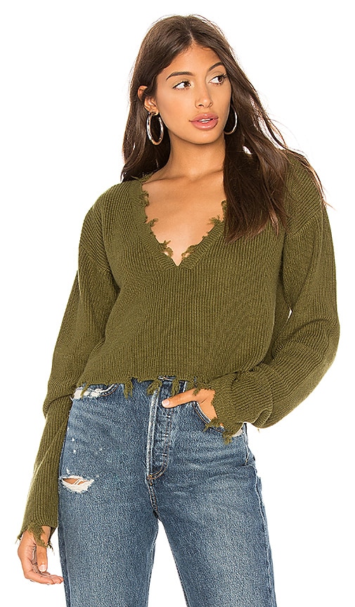 view 1 of 4 Prospect Sweater in Army Green
