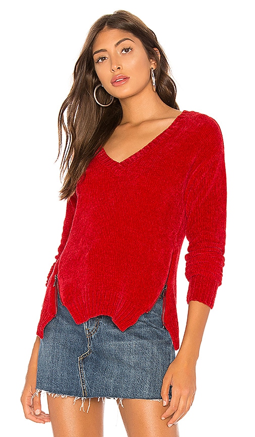 view 1 of 4 Leslie Sweater in Red