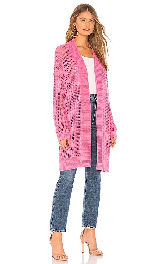 view 2 of 3 Lety Cozy Cardigan in Pink