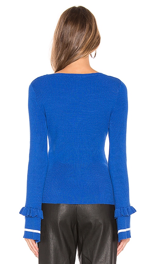 view 3 of 4 Waterloo Sweater in Cobalt Blue