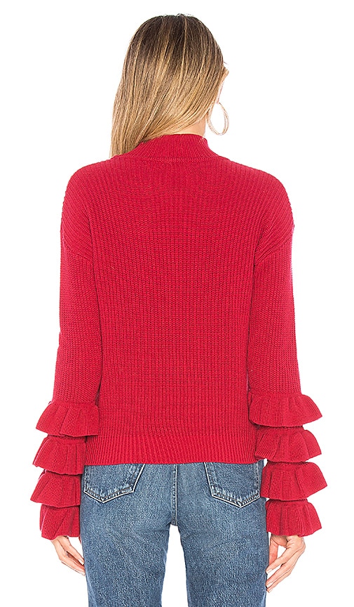 view 3 of 4 Rosaline Sweater in Red