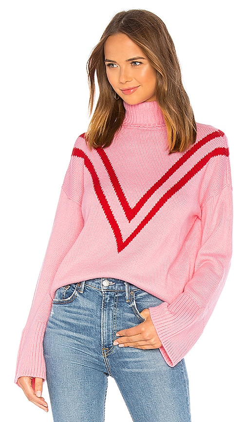 view 1 of 4 Caroline Sweater in Pink & Red