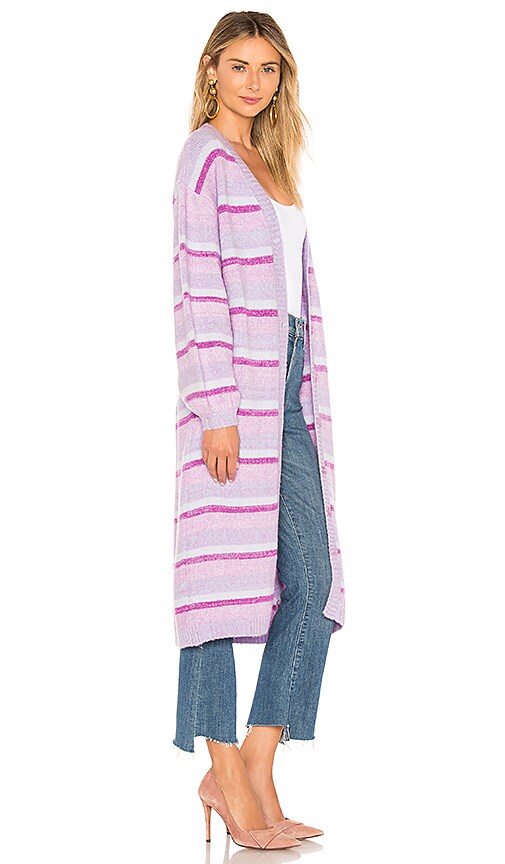 view 2 of 3 Mary Sweater Cardigan in Lilac & Pink