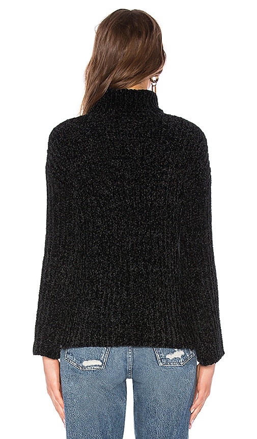 view 3 of 4 Aurora Chenille Sweater in Black