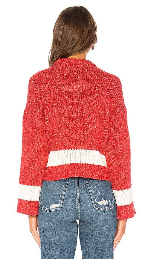 view 3 of 4 Kirkland Sweater in Red & White