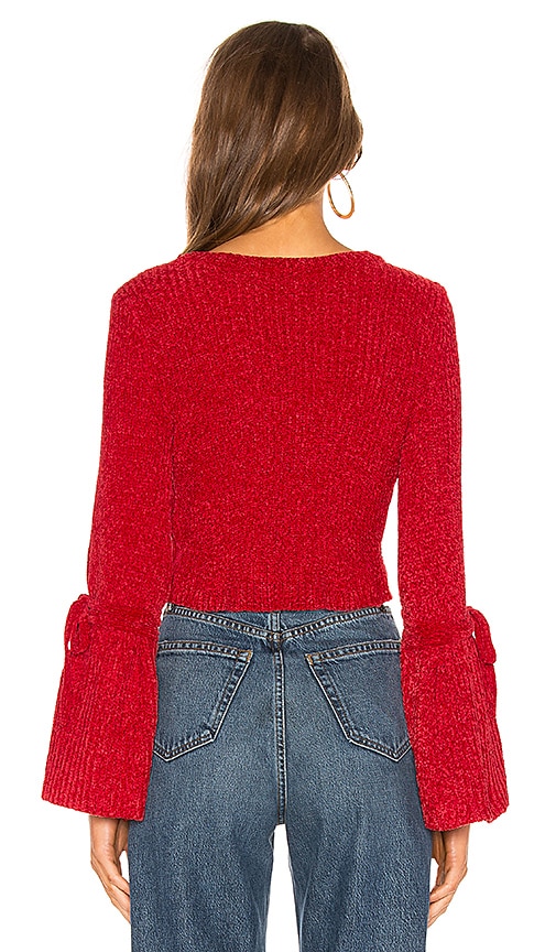 view 3 of 4 Parkwood Sweater in Deep Red