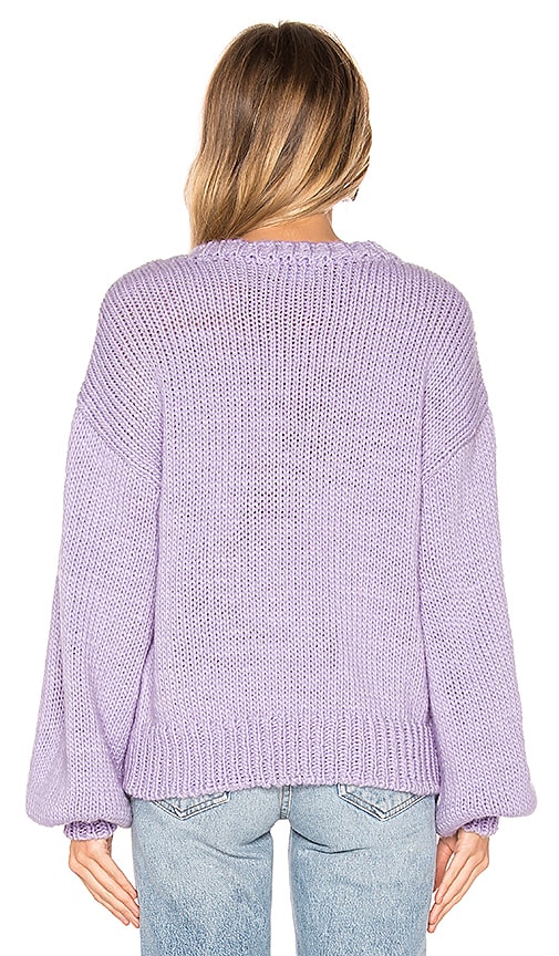 view 3 of 4 Claremont Sweater in Lavender