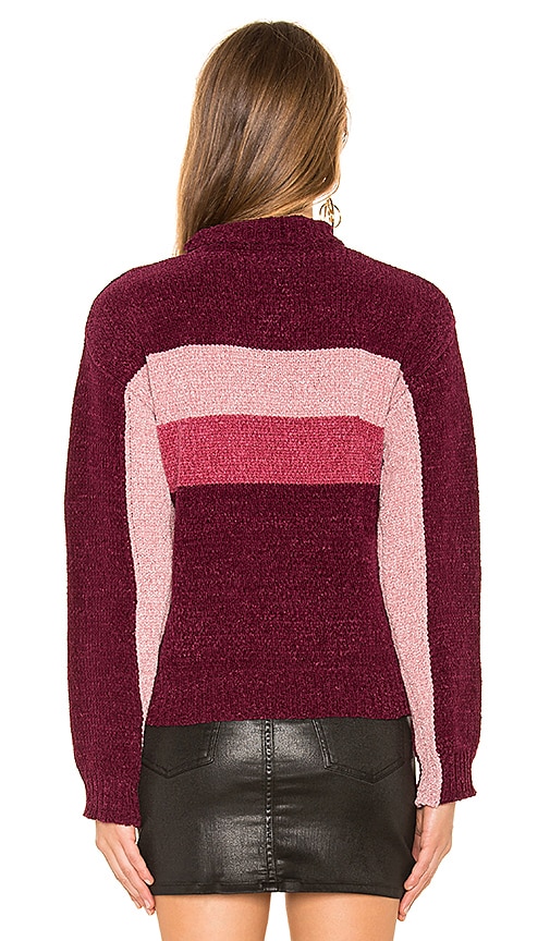 view 3 of 4 Raye Chenille Sweater in Tonal Pink