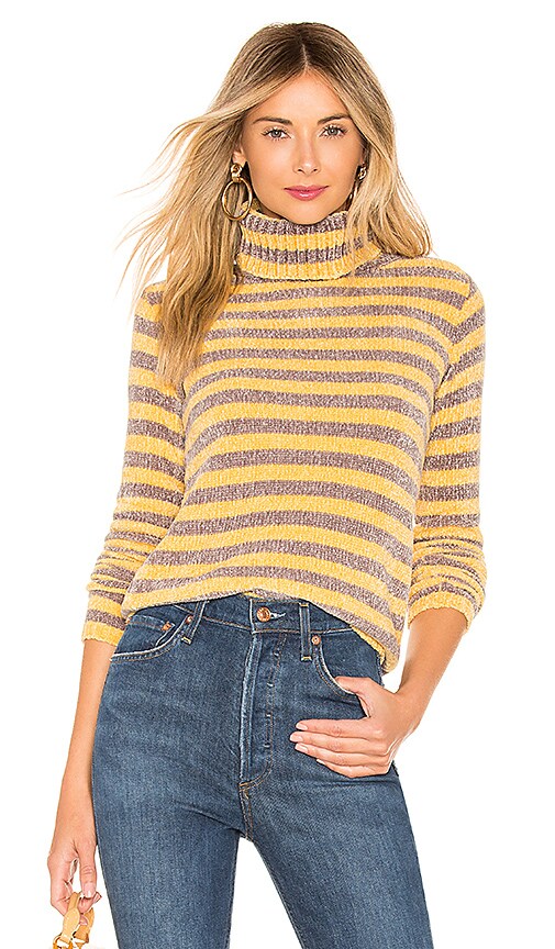 view 1 of 4 Cypress Sweater in Yellow Stripe