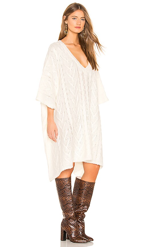 view 2 of 4 Monette Poncho in Ivory