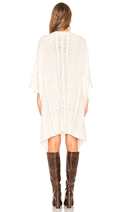 view 3 of 4 Monette Poncho in Ivory