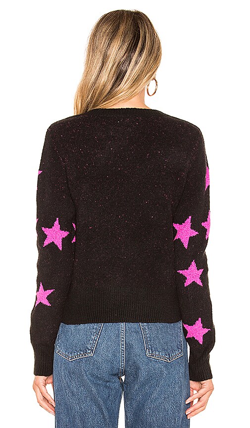 view 3 of 4 Cosmos Pullover in Black & Magenta