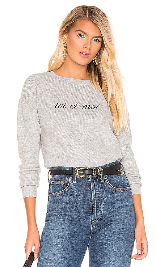 view 1 of 4 You & Me Sweater in Grey