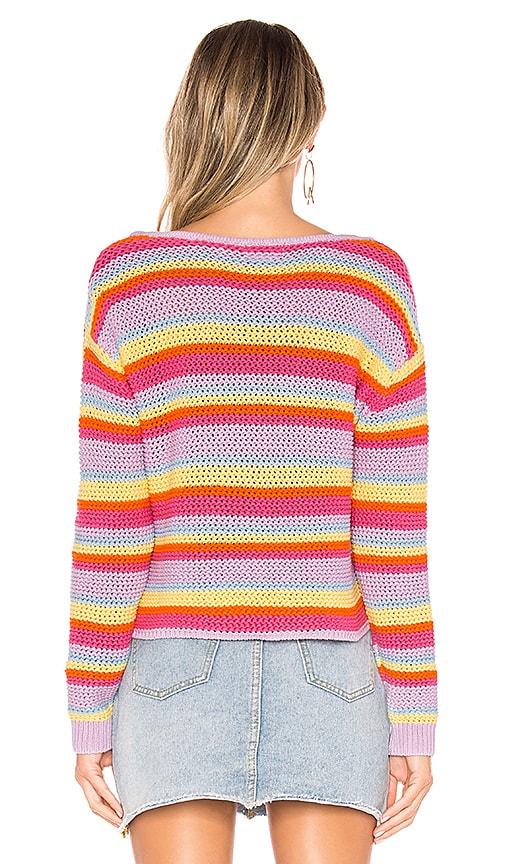 view 3 of 4 Camino Sweater in Bright Rainbow