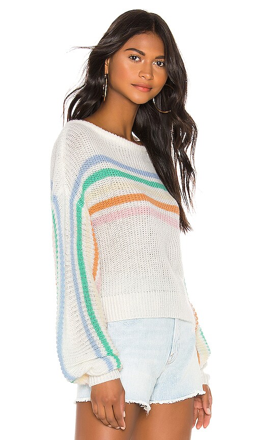 view 2 of 4 Rainbow Arc Sweater in White