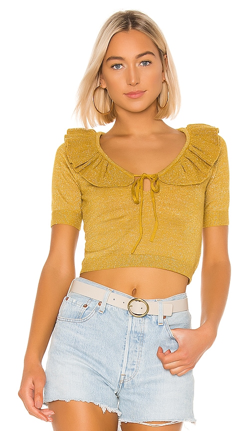view 1 of 6 Ivy Top in Mustard