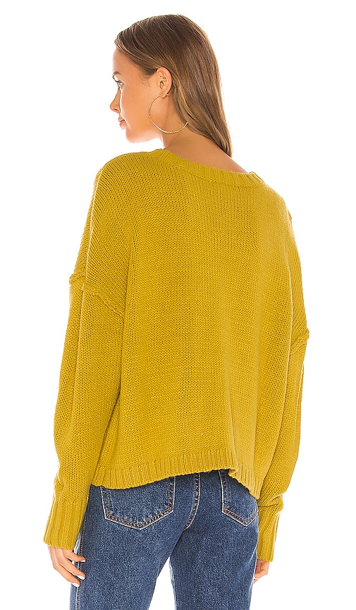 view 3 of 4 Love Stoned Sweater in Yellow