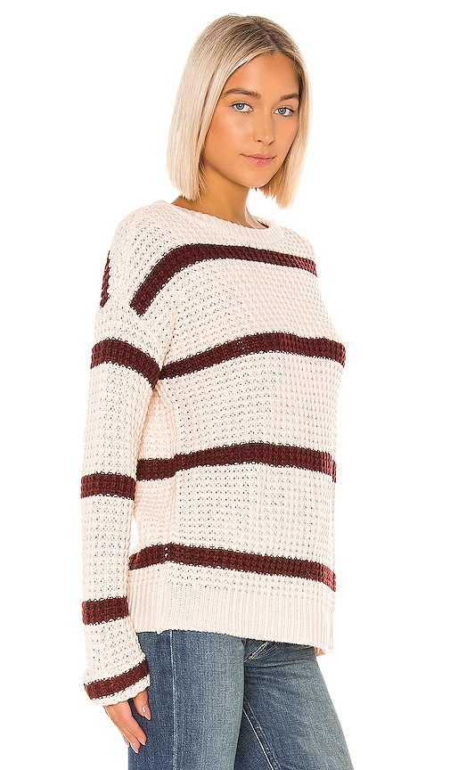 view 2 of 4 Kyla Sweater in Pink & Red Stripe