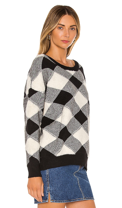 view 2 of 4 Arya Sweater in Black & Ivory