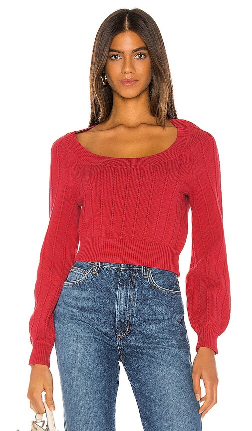 view 1 of 4 Brayden Sweater in Soft Red