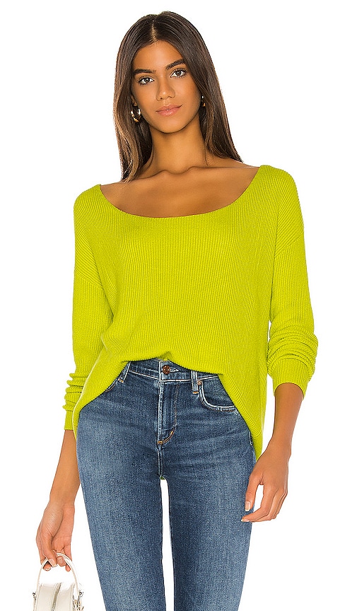 view 1 of 4 Camden Sweater in Lime Green